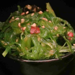 Salade d'algues Wakamé  ..( en restaurant 7€ et avec snack-liv :