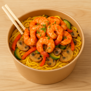 Nouilles au Crevettes